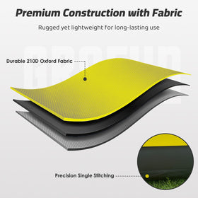 GR8FUN built-in blower enables fast inflation for indoor or outdoor use.