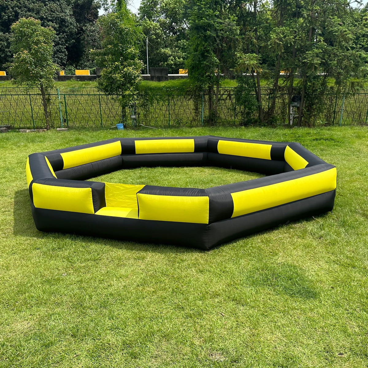 GR8FUN safe enclosed play area ideal for family-friendly games.