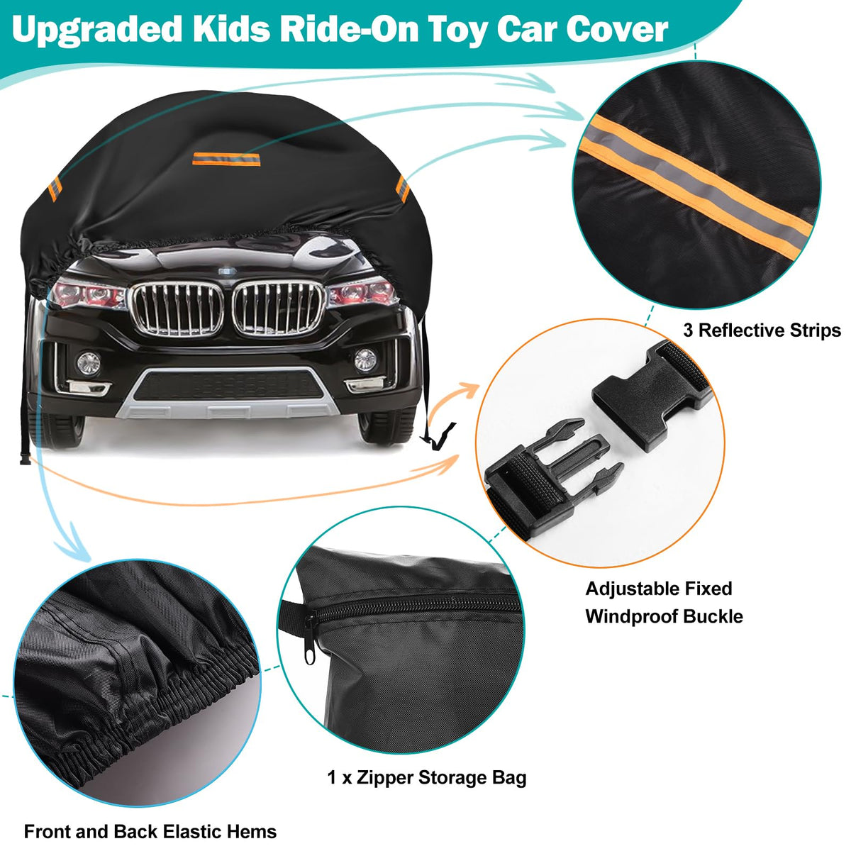 GRABADO universal-fit cover accommodating multiple brands and styles