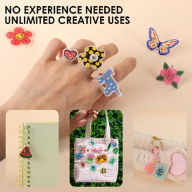 Grabie Bloom Post charms and rings for personalized accessories.