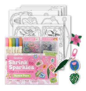 Grabie Bloom Post pre-cut shapes for quick, mess-free shrink art projects.