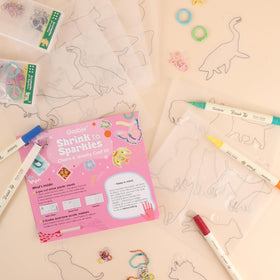 Grabie GeoZoo pre-cut shapes for easy, beginner-friendly shrink art projects.