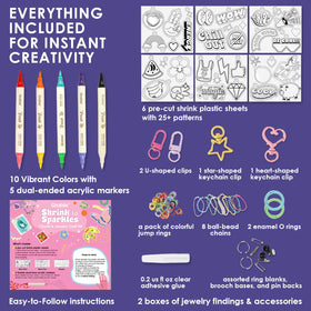 Grabie jewelry findings and accessories help craft sturdy keychains and pins.