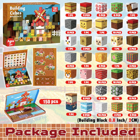 GraceDuck farm animal homes cubes illustrate colorful pieces for constructing animal houses.