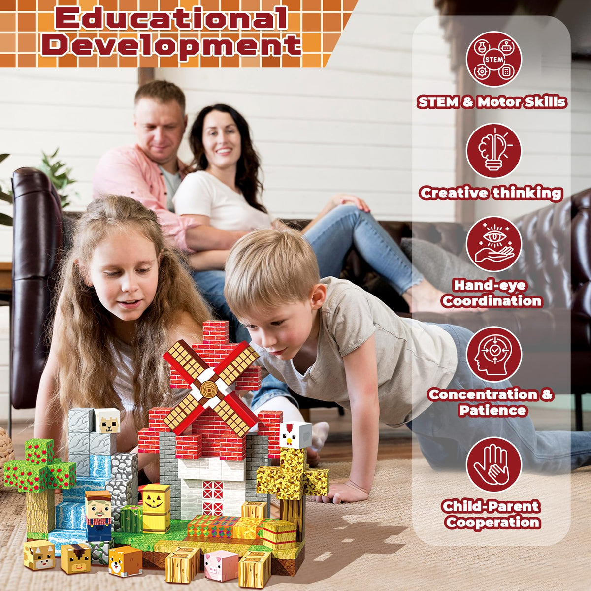 GraceDuck open-ended playset designed for safe, durable construction adventures.