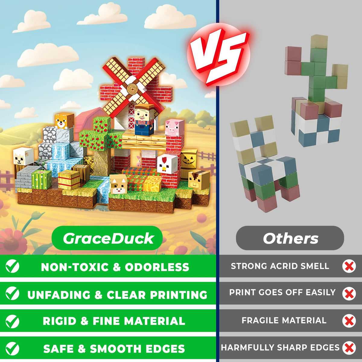 GraceDuck toddlers exploring builds promotes coordination and imaginative, open-ended play.