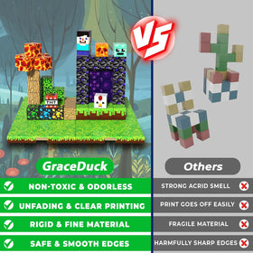GraceDuck ABS blocks with rounded edges for safe toddler play