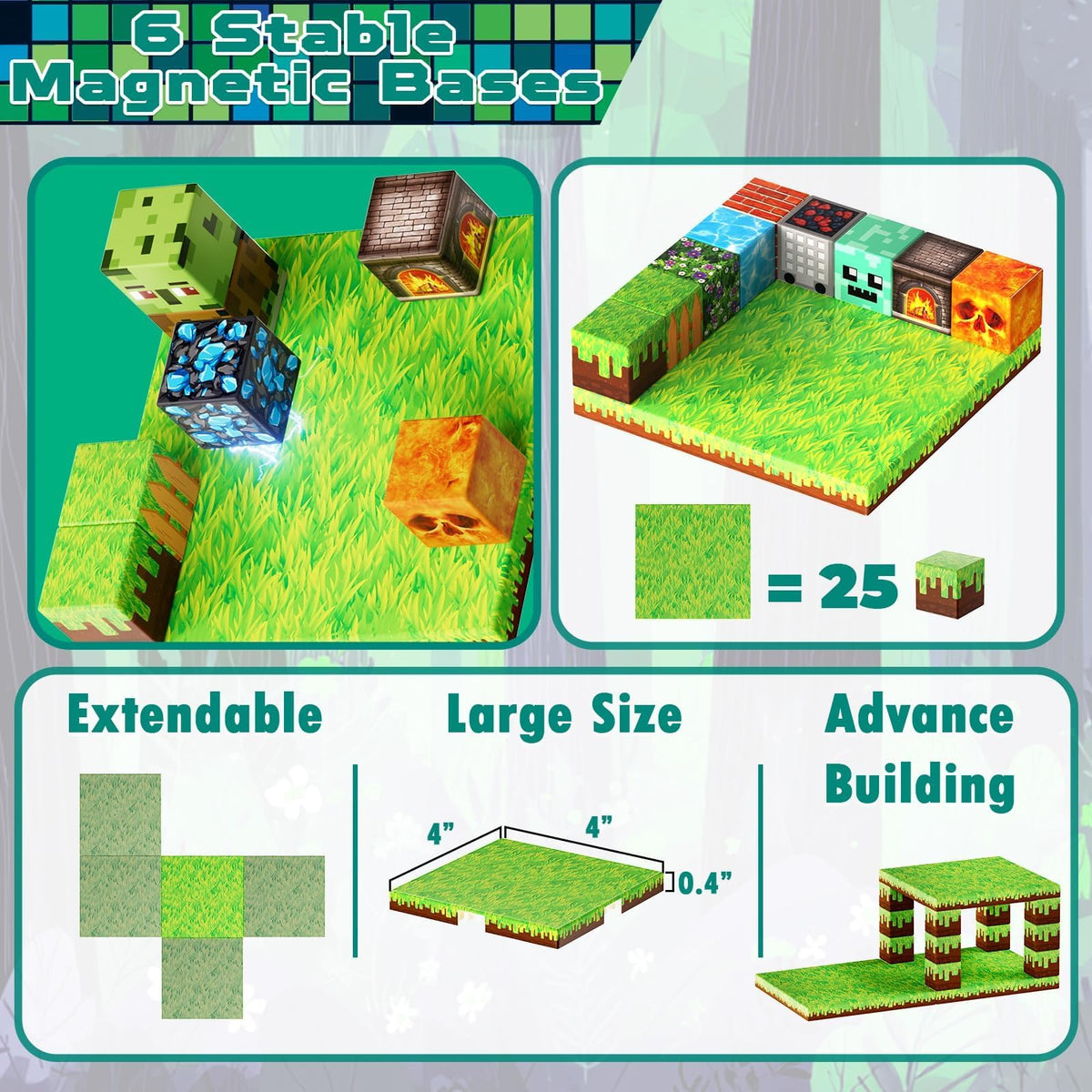 GraceDuck base plates 6 provide sturdy foundations for big builds