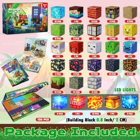 GraceDuck LED light-up blocks illuminate castle builds for engaging night play