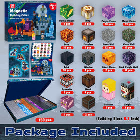 GraceDuck magnetic cubes in 18 colors spark creative constructions and STEM exploration.