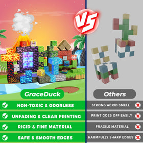 GraceDuck sensory blocks rustle softly during play and boost attention