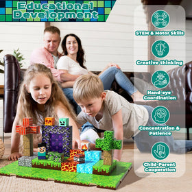 GraceDuck sensory blocks create gentle click sounds during assembly