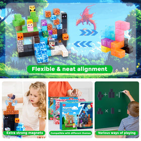 GraceDuck STEM blocks encourage spatial thinking and fine motor skills.