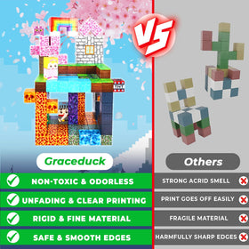 GraceDuck STEM-focused blocks invite hands-on exploration of magnetic properties and symmetry