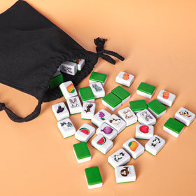 GRACIAS complete mahjong set shown as a portable entertainment solution
