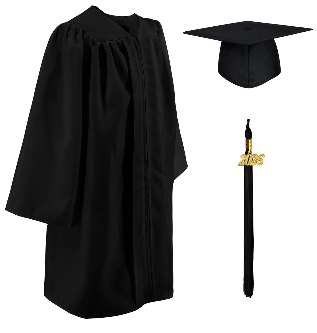 GraduatePro kindergarten cap and gown set for Class of 2026, ideal for keepsake photos.