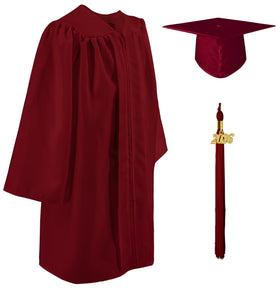 GraduatePro kindergarten graduation cap matte maroon for ceremony photos and comfort.