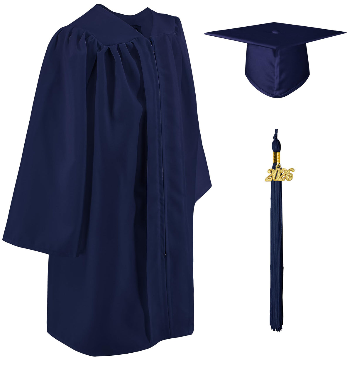 GraduatePro navy matte cap for milestone graduation photos
