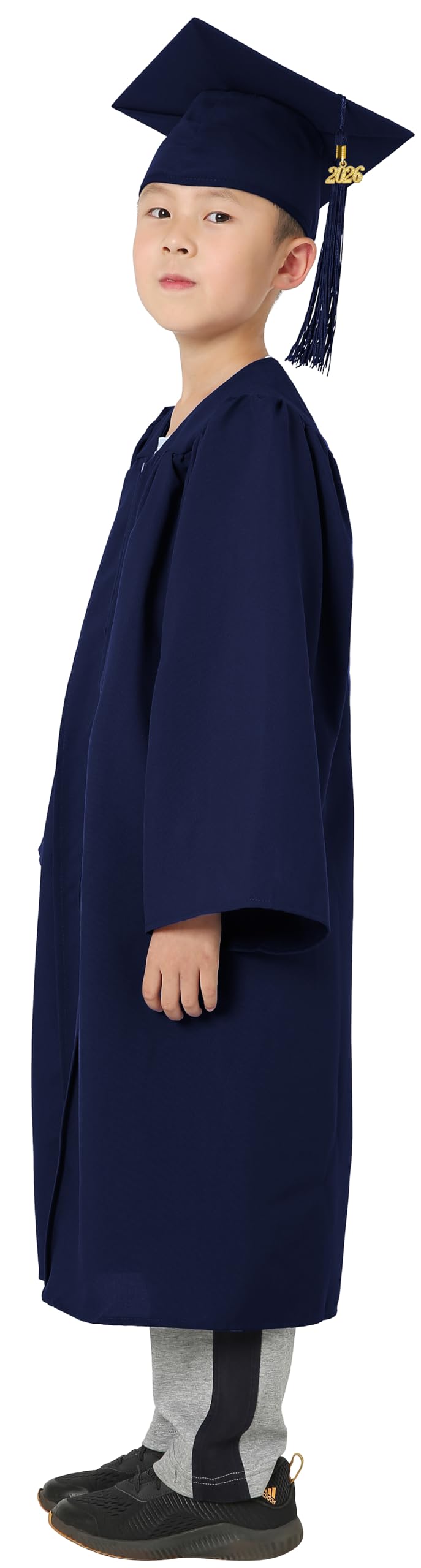 GraduatePro navy matte gown with tassel for preschool ceremonies