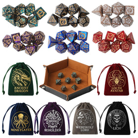 Grajar Vintage Boss Totem dice on the table, ideal for immersive campaigns.