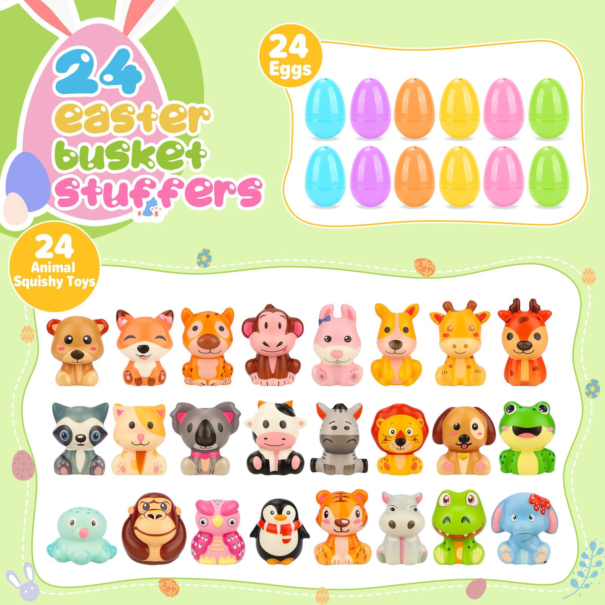 Gralima 2.83-inch eggs are easy to hide during playful hunts