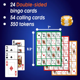 GRANDLMOON Poker Ke-NOO 350 chips provide tactile scoring and betting excitement