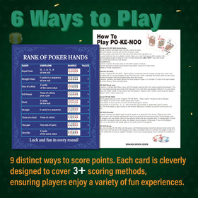 GRANDLMOON Poker Ke-NOO table setup shown for quick, table-ready play