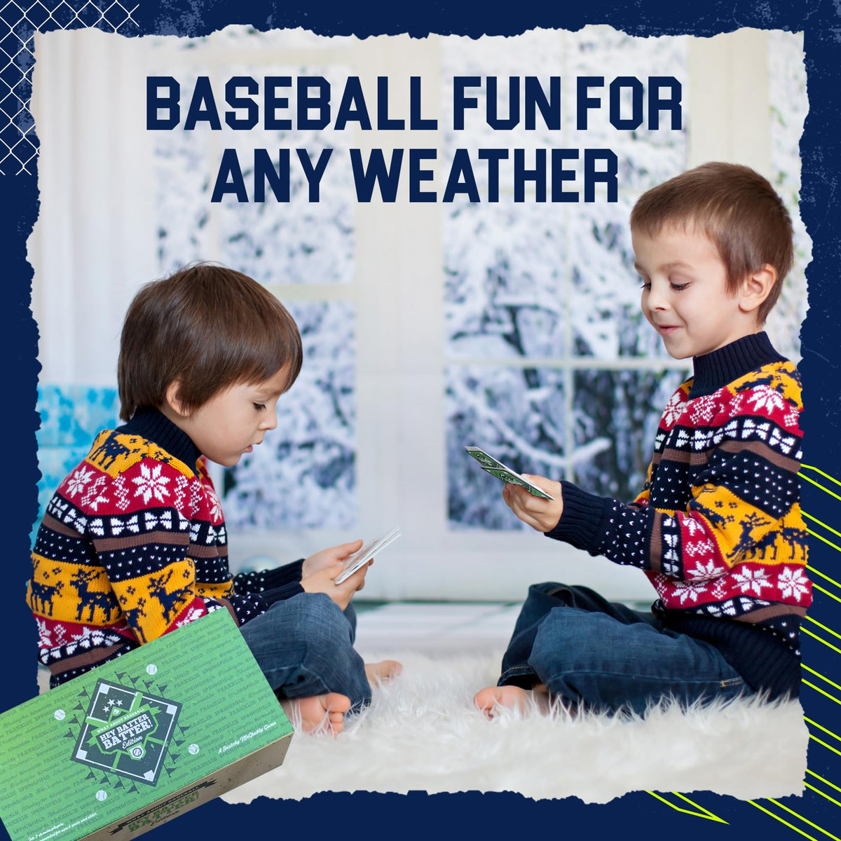 Grandma Smiley's Hey Batter Batter compact set fits small spaces.