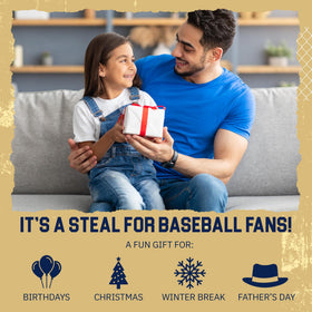Grandma Smiley's Hey Batter Batter cards are US-made and built for durability.