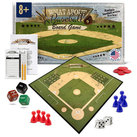 Grandma Smiley's Baseball Board Game on table ready for family bonding.