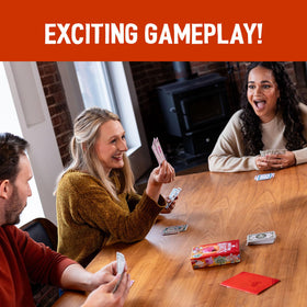 Tabletop setup for a fast-paced, family-friendly game night.