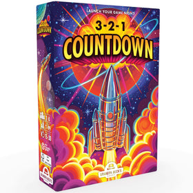 Grandpa Beck's Games 3-2-1 Countdown box front showing family-friendly setup