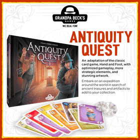 Grandpa Beck's Games Antiquity Quest artifact treasures ready for world-spanning exploration.