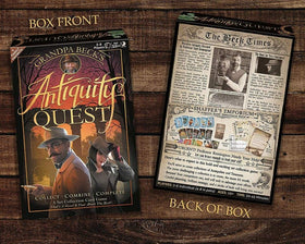 Grandpa Beck's Games Antiquity Quest collection board ready for strategic play and planning.