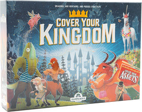 Cover Your Kingdom box front by Grandpa Beck's Games, ideal for party-night setup and gifting