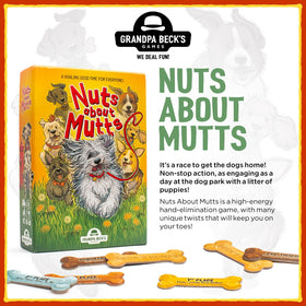 Family game night featuring Grandpa Beck's Nuts About Mutts fosters bonding and friendly competition