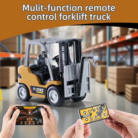 GRANTLEY RC forklift mast tilt and control image highlighting tilt and movement.