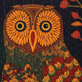 Graphinee Owl Puzzle focused assembly for easier solving