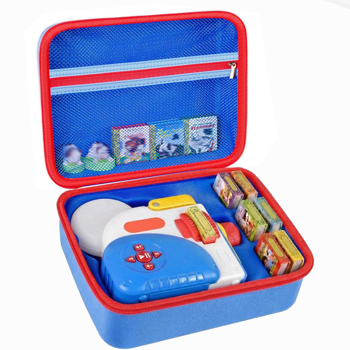 Grapsa case for Little Tikes Story Dream Machine blue keeps toys organized on the go.