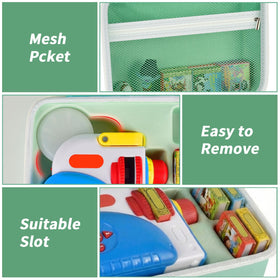 Interior grooves and mesh pocket in Grapsa case organize Dream Machine components