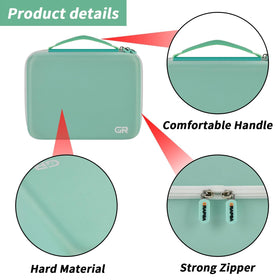 Compact Grapsa case with external dimensions 10.2 x 8 x 5.5 inches