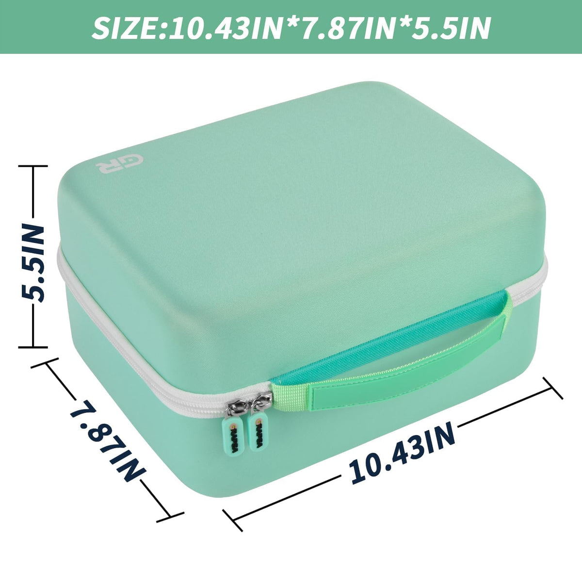 Green Grapsa case complements Little Tikes Dream Machine aesthetics