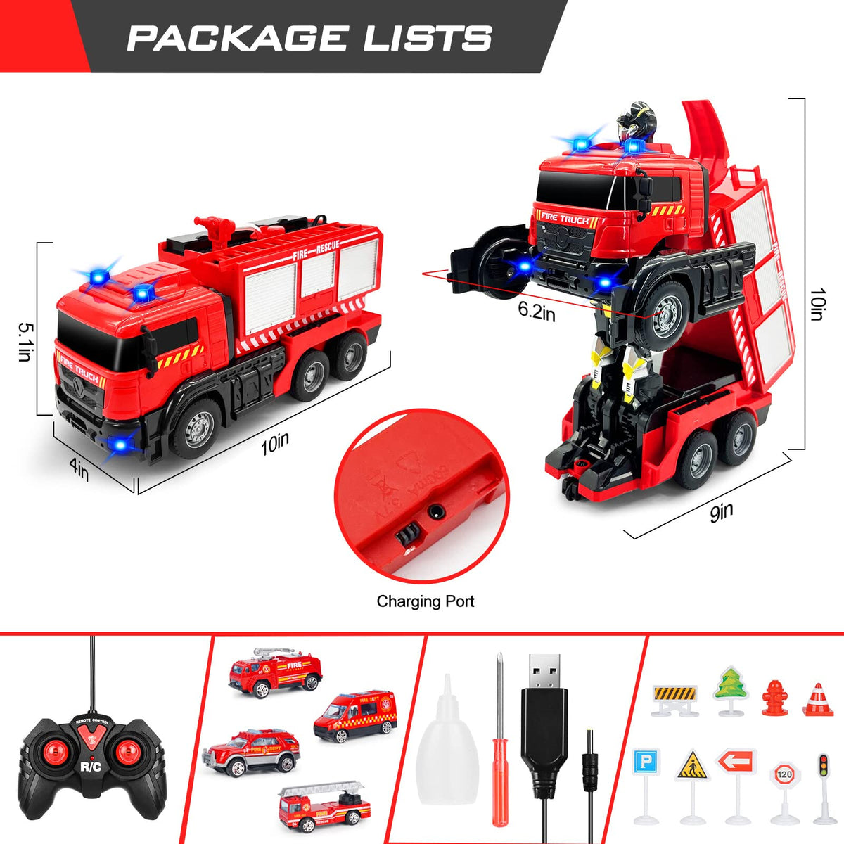 Grarain accessories pack with charger, straw, and screwdriver for easy setup