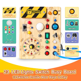 Grarain Busy Board travel compact size ideal for on-the-go learning