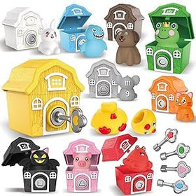 Grarain toddler farm animals keys: chunky upgraded keys with easy grip for little hands.