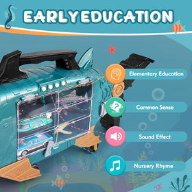 Grarain Toy Trucks Set supports hands-on pretend play and organization.