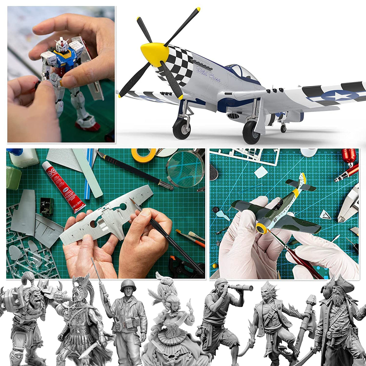 GRAS Art Bundles Pixiss tools include polish bars and tweezers for prep