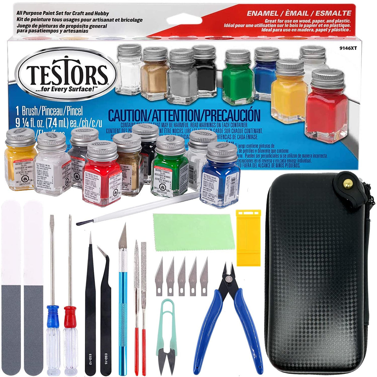 GRAS Art Bundles Testors gloss yellow enamel paint bottle for vibrant plastics