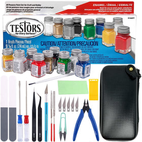 GRAS Art Bundles Testors gloss yellow enamel paint bottle for vibrant plastics