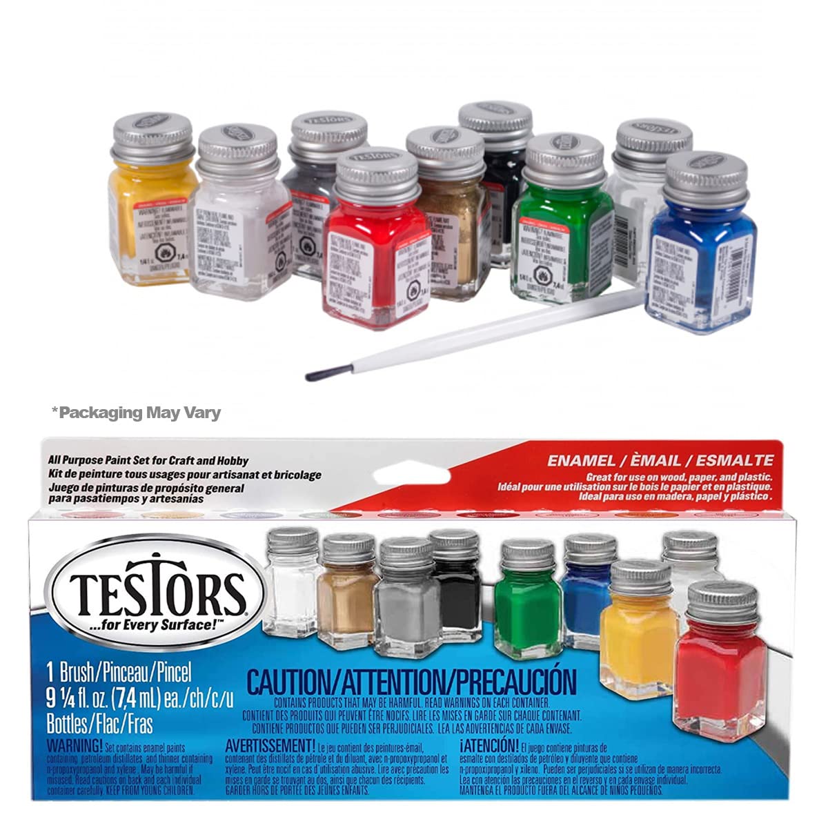 GRAS Art Bundles Testors red enamel for smooth coverage on models